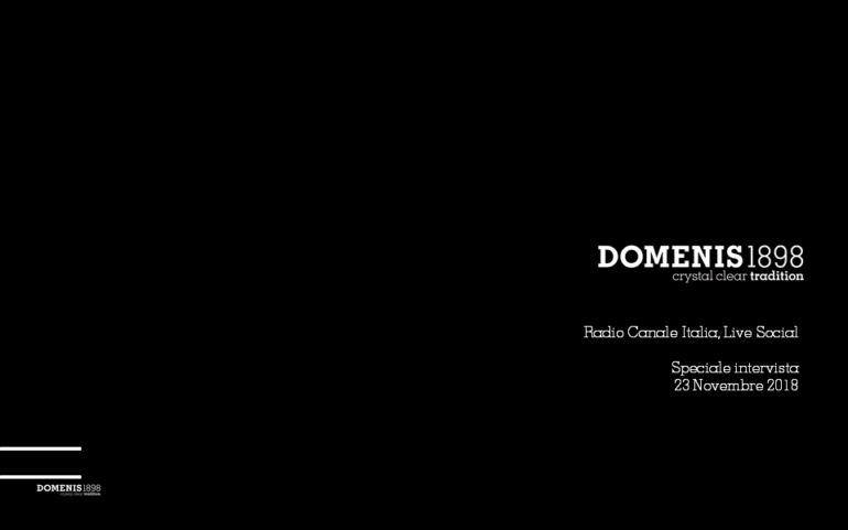 DOMENIS1898 & Live Social @Radio Canale Italia