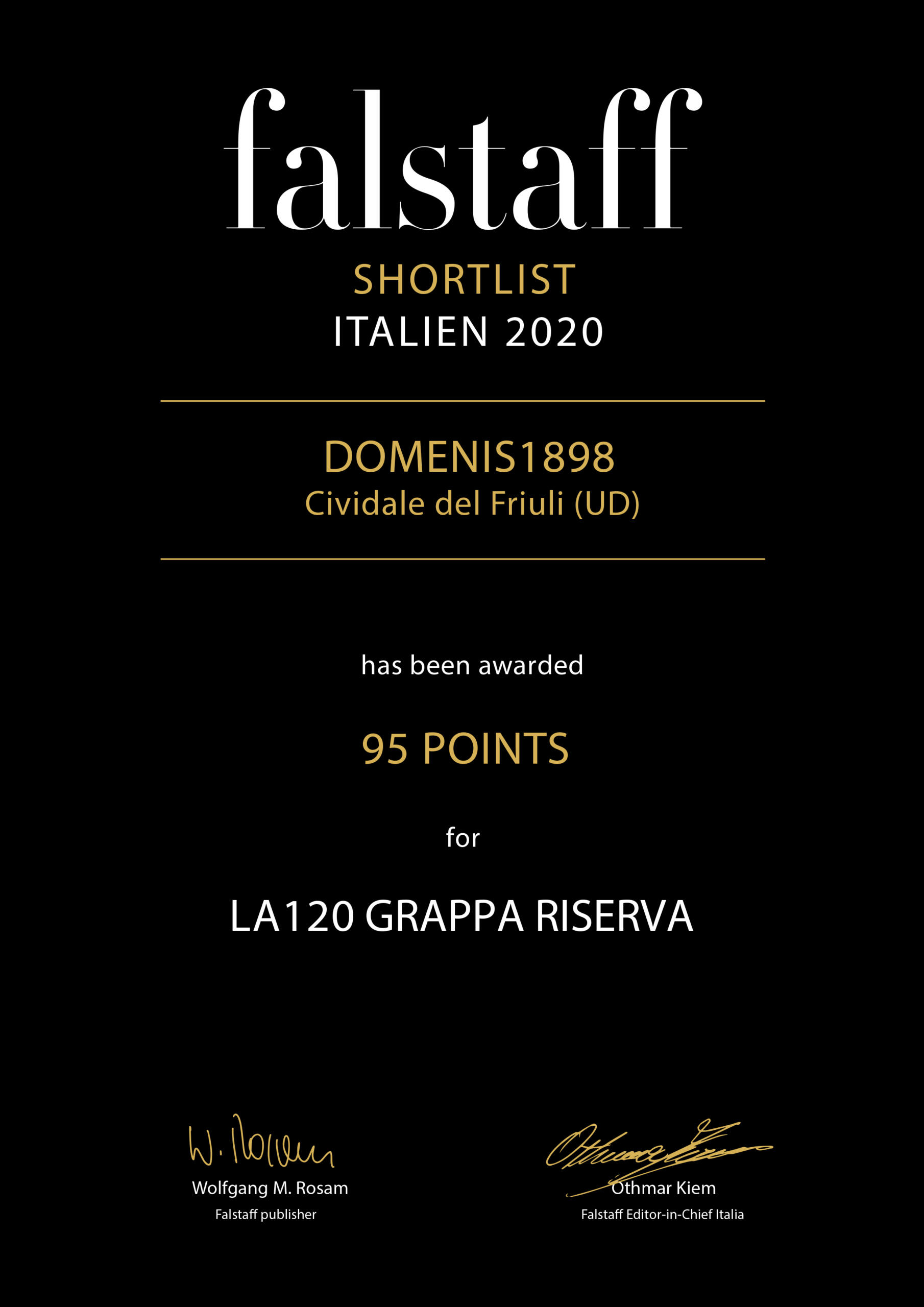 Falstaff Shortlist Italien 2020 – La120