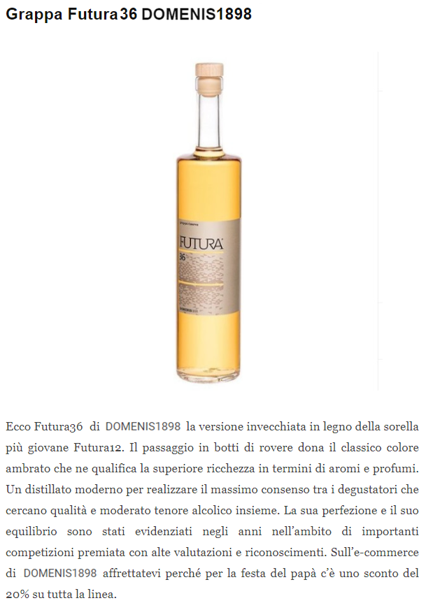 2021 marzo 18: Beverfood.com – Grappa-papà: cinque grappe per festeggiare i nostri super eroi