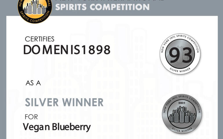 New York Intl Spirits Competition 2021 – Bronze Winner – Vegan Blueberry