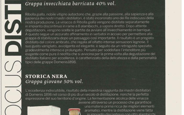 2021 luglio 05: Il Corriere Vinicolo – Focus distillati