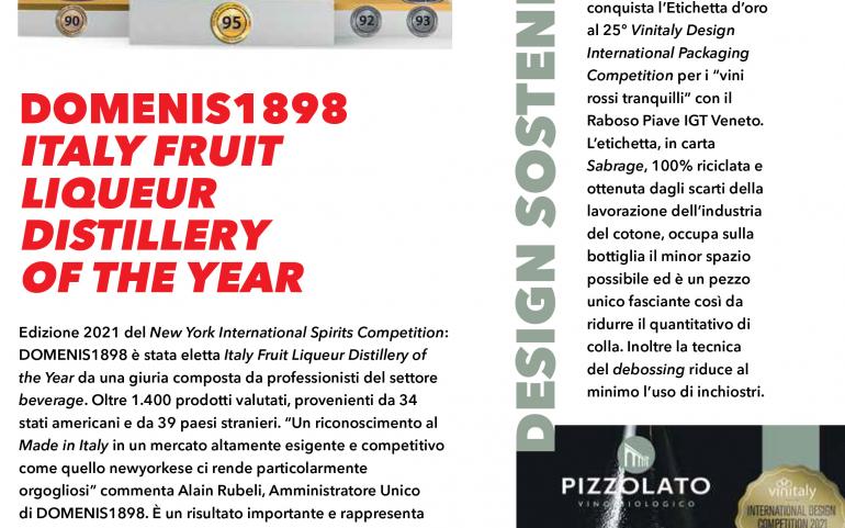 2021 luglio: q.b. quanto basta – DOMENIS1898 Italy Fruit Liqueur Distillery of the Year