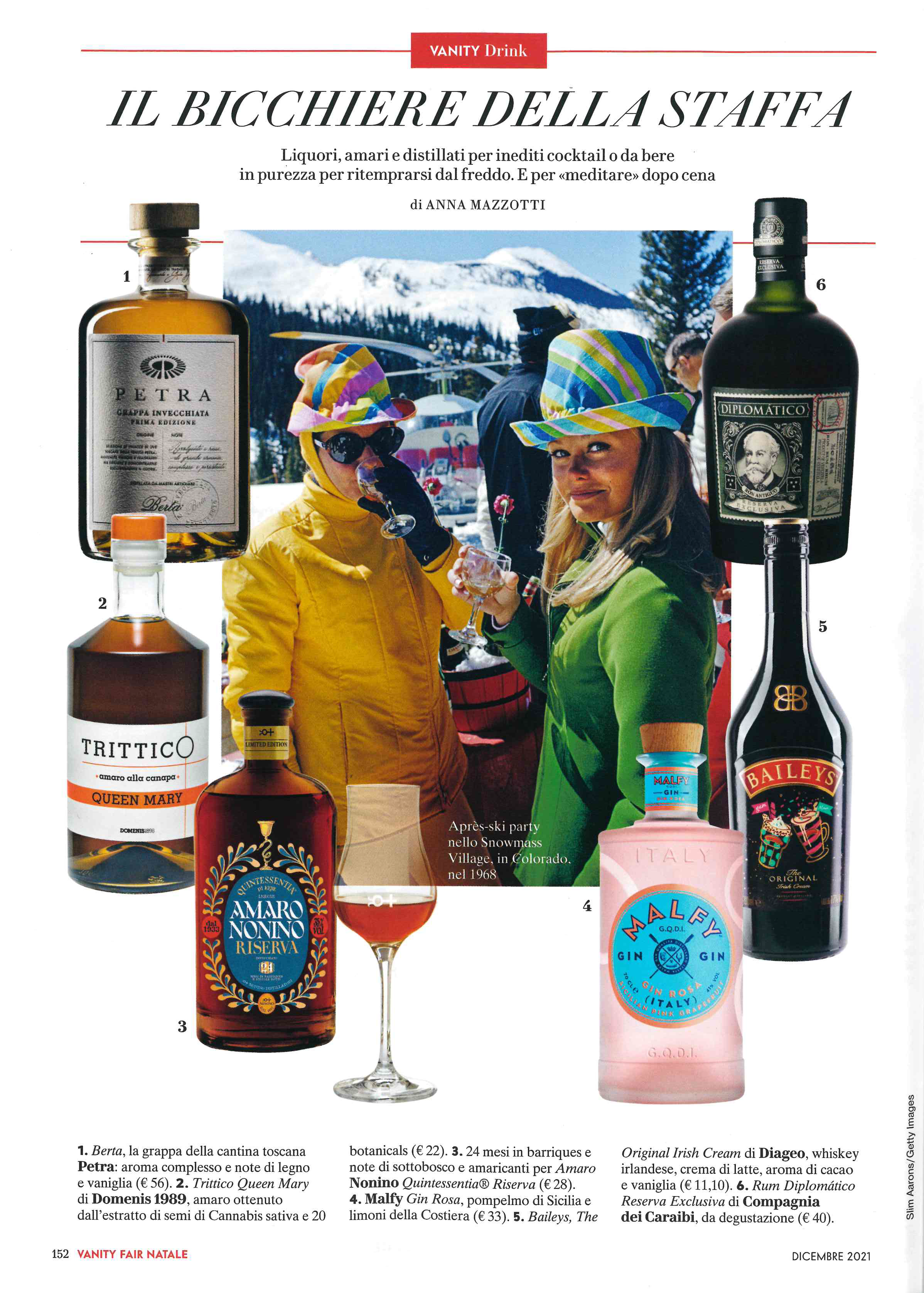 2021 dicembre 01: Vanity Fair – Il Bicchiere della staffa