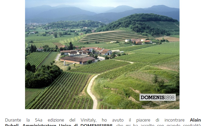 2022 aprile 15: WineMeridian.com – DOMENIS1898: un percorso fondato su inclusività, sostenibilità, trasparenza e tracciabilità