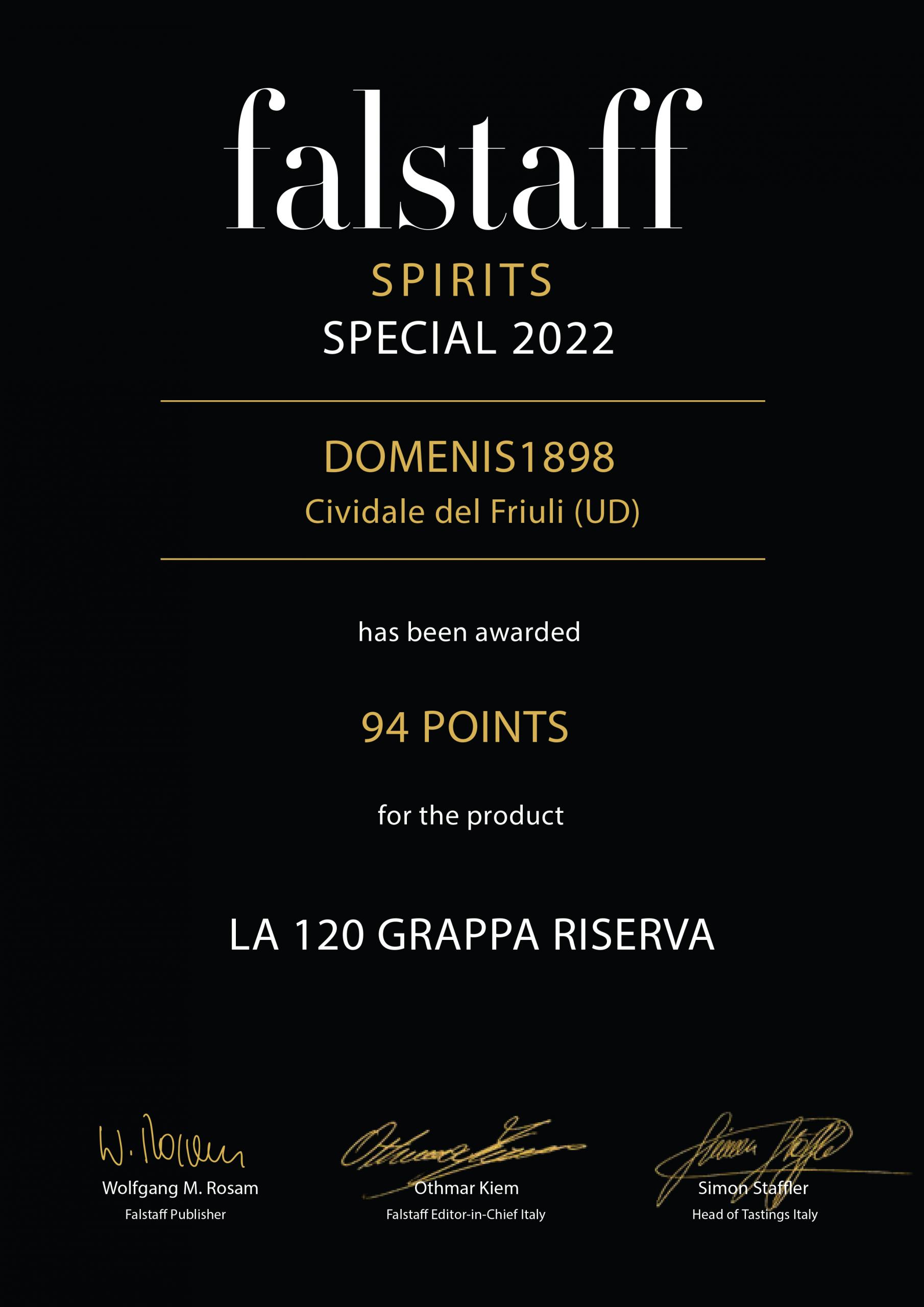 Falstaff Spirits Special 2022 – LA120