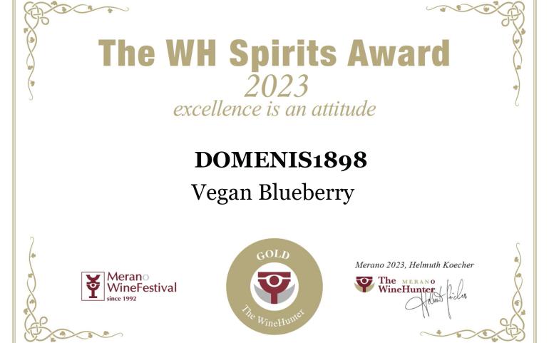 The WineHunter Award 2023 – Gold Award – Vegan Blueberry