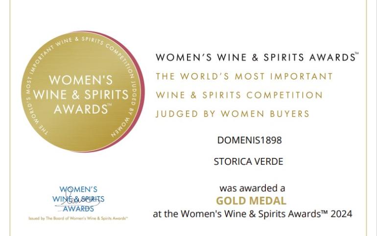 Women’s Wine & Spirit Awards 2024 – Gold Medal – Storica Verde