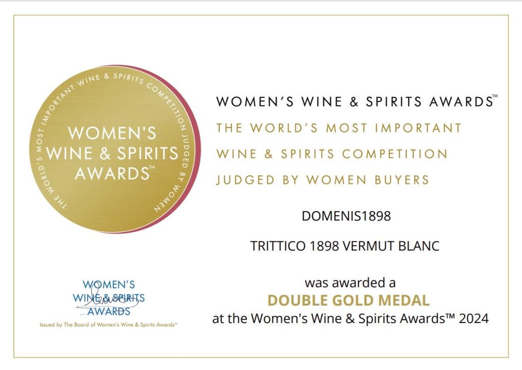 Women's Wine & Spirit Awards 2024 - Gold Medal - Vermut Blanc