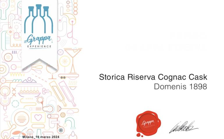 Grappa Awards – Storica Cognac Cask